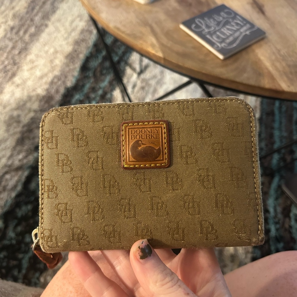 Dooney & Bourke Brown Monogram Wallet